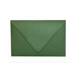Metallic Green Envelope with a contour flap