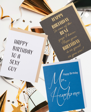 Birthdays, Letterpress, and Living Your Best Life - A Message for the Men Who Have It All (and More!)