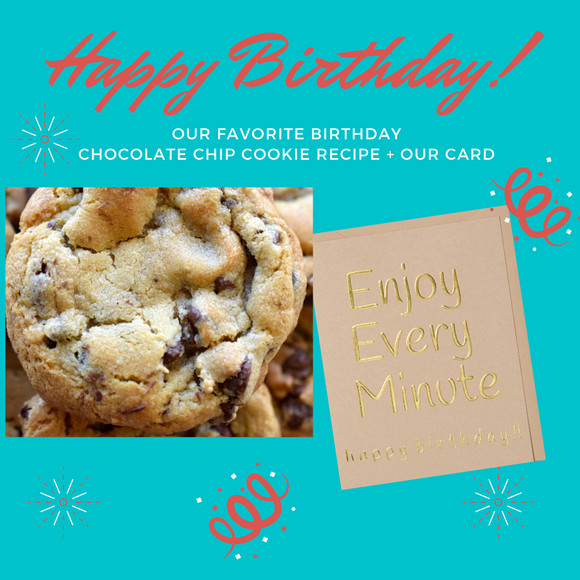 Our Favorite Birthday Chocolate Chip Cookie Recipe