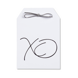 XO Black and White Foil Tags Pack of 10