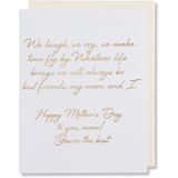 Mother's Day Card, Sweet Quote Happy Mom's Day Card
