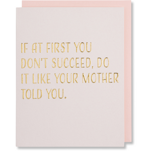 Mother's Day Fun Quote Card, Happy Moms Day Card