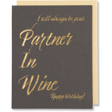 Birthday Card, Wine Quote Card