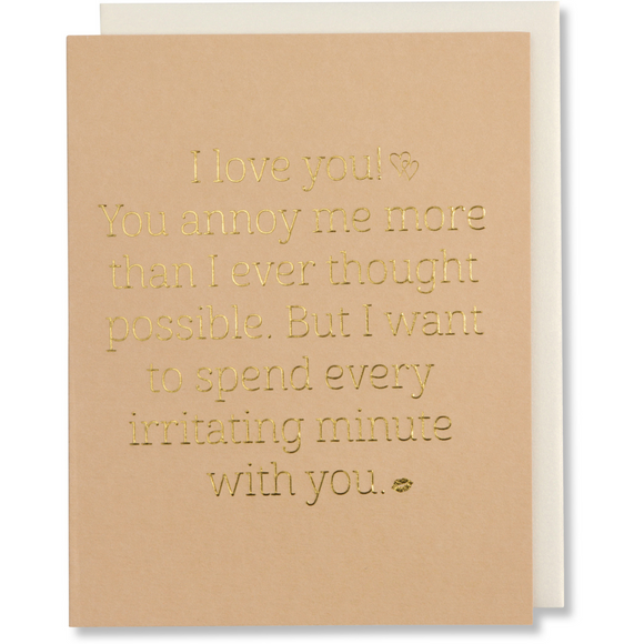 Love Card, Cute Witty Card, Anniversary Card, Valentine's Day