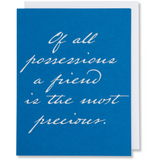 Friendship Card, Special Friendship Card