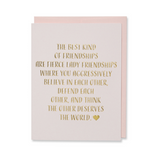 Best Selling Friendship Quote Cards Bundle, Set of 6 Cards with Free Shipping, Blank Cards