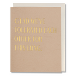 Funny Love Anniversary Card, Witty For Husband, Wife Love You Card