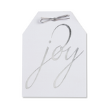 Joy Silver Foil Tags Pack of 10