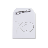 XO Silver Tags Pack of 10