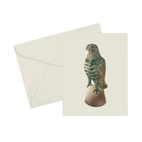 Multicolored gold and green foil embossed cards Parrot Note Card