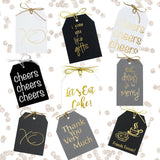 Everyday foil gift tags. You choose a combination of tags.